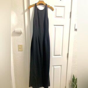 Black maxi dress